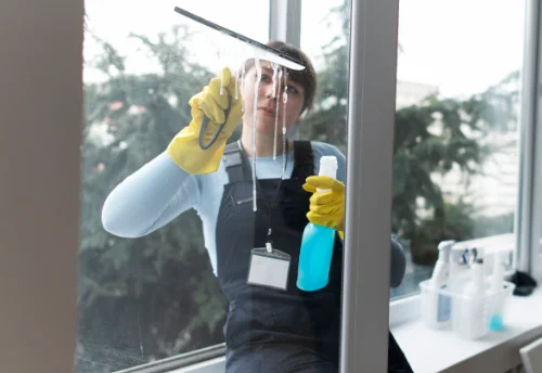 Nettoyage de vitres intérieures et extérieures à la Chapelle-Blanche